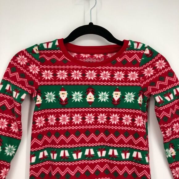 Flannel Christmas Nightgown Ruffle Hem - Picture 3 of 6